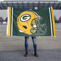 Green Bay Packers New Helmet Flag