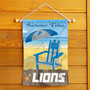 Detroit Lions Summer Vibes Double Sided Garden Flag