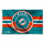 Miami Dolphins Patch Button Circle Logo Banner Flag