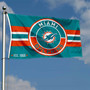 Miami Dolphins Patch Button Circle Logo Banner Flag