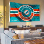 Miami Dolphins Patch Button Circle Logo Banner Flag