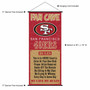 San Francisco 49ers Man Cave Fan Banner