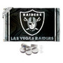 Las Vegas Raiders Banner Flag with Tack Wall Pads