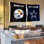 House Divided Flag - Steelers vs Cowboys