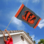 Cincinnati Bengals Black Sideline 3x5 Banner Flag