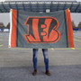 Cincinnati Bengals Black Sideline 3x5 Banner Flag