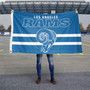 Los Angeles Rams Throwback Retro Vintage Logo Flag