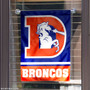 Denver Broncos Throwback Logo Garden Flag