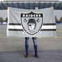 Las Vegas Raiders Throwback Retro Vintage Logo Flag