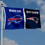 House Divided Flag - Bills vs Patriots