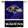 NFL Baltimore Ravens Two Sided House Banner