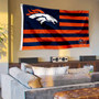 Denver Broncos American Stripes Nation Flag