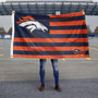 Denver Broncos American Stripes Nation Flag