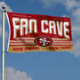 San Francisco 49ers Fan Cave Flag Large Banner