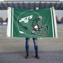 New York Jets Helmet 3x5 Banner Flag