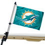 Miami Dolphins Golf Cart Flag Pole and Holder Mount