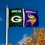 House Divided Flag - Packers vs. Vikings