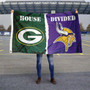 House Divided Flag - Packers vs. Vikings