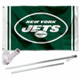 New York Jets Flag Pole and Mount Bracket Kit