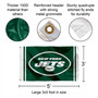 New York Jets Flag Pole and Mount Bracket Kit