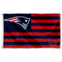 New England Patriots American Stripes Nation Flag