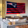 New England Patriots American Stripes Nation Flag