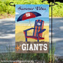 New York Giants Summer Vibes Double Sided Garden Flag