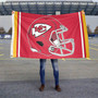 KC Chiefs New Helmet Flag