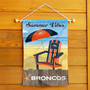 Denver Broncos Summer Vibes Double Sided Garden Flag