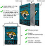 Jacksonville Jaguars Welcome To Our Home Double Sided Garden Flag