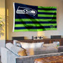 Seattle Seahawks American Stripes Nation Flag