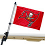 Tampa Bay Buccaneers Golf Cart Flag Pole and Holder Mount