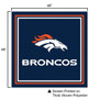 Denver Broncos Tablecloth 48 Inch Table Cover