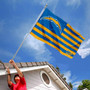 Los Angeles Chargers American Stripes Nation Flag