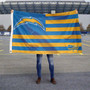 Los Angeles Chargers American Stripes Nation Flag