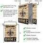 New Orleans Saints Welcome To Our Home Double Sided Garden Flag