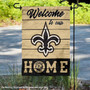 New Orleans Saints Welcome To Our Home Double Sided Garden Flag
