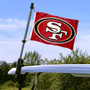 San Francisco 49ers Golf Cart Flag Pole and Holder Mount