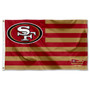 San Francisco 49ers American Stripes Nation Flag