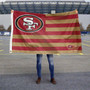 San Francisco 49ers American Stripes Nation Flag