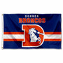 Denver Broncos Throwback Retro Vintage Logo Flag