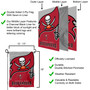 Tampa Bay Buccaneers Large Logo Double Sided Garden Banner Flag
