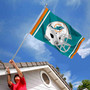 Miami Dolphins New Helmet Flag