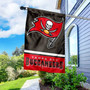 Tampa Bay Buccaneers Banner Flag and 5 Foot Flag Pole for House