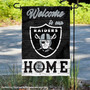 Las Vegas Raiders Welcome To Our Home Double Sided Garden Flag