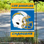 Los Angeles Chargers Helmet Double Sided Garden Banner Flag