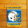 Los Angeles Chargers Helmet Double Sided Garden Banner Flag