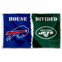 House Divided Flag - Bills vs Jets