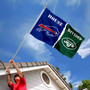 House Divided Flag - Bills vs Jets