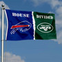 House Divided Flag - Bills vs Jets